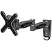 Price comparison product image Full Motion (Tilt & Swivel) Aluminium VESA Wall Mount Bracket w/ Cable Management for LCD Monitor - Black
