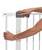 Safety 1st Quick Close Plus Treppenschutzgitter, extra sicheres Metall, Türschutzgitter zum Klemmen, weiß, bis 136 cm verlängerbar - 5
