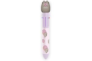 Grupo Erik - Stylo 10 couleurs en 1 Pusheen | Stylo Bille Rétractable Original | Fournitures Scolaires, Cadeau Enfant, Rentrée Scolaire, Fournitures Kawaii