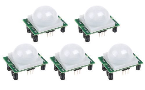 Preisvergleich Produktbild WINGONEER 5x Pyroelectrische Infrarot PIR Bewegung Sensor Detektor Modul