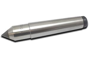 Oudtinx 1pc Lathes MT2# 60 Degree Point Morse Taper Lathes Dead Center,Hard Alloy