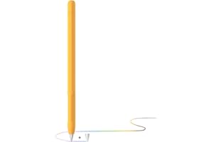 YINVA Apple Pencil Hülle Apple Pencil Case, Silikon Schön Weicher Stift Grip Griff mit Ladekappe Kappe und Pen Nib Spitze Schutzhülle (1.Generation, Gelb)