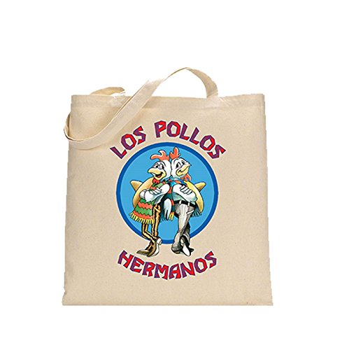 Preisvergleich Produktbild Breaking Bad Los Pollos Hermanos offiziell Nue Weiß Einkaufstasche