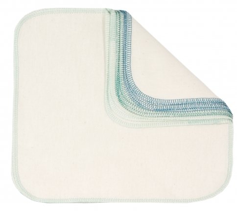 ImseVimse Waschlappen kbA, grün-blau 12 Stück - 2