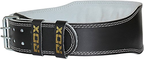 RDX 4″ Rindsleder Fitness Gewichthebergürtel Crossfit Gym Trainingsgürtel Bodybuilding Krafttraining - 5