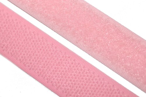 dalipo 17003 - Klettband zum annähen, 20mm, rosa
