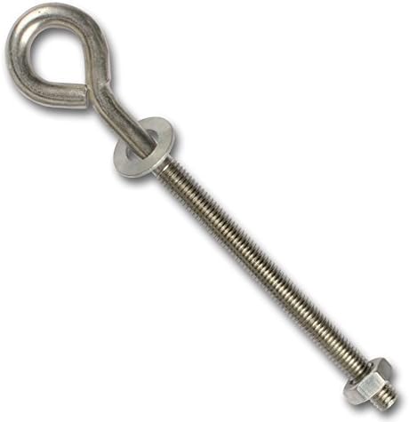 Large Selection: Shade Sails Mounting Material: Carbine, Clamping Screw, Wall Eye, Eye Bolt - Ringschraube verzinkt