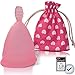 Produktbild Menstruationstasse CozyCup SPORT aus medizinischem Silikon - Menstrual Cup für sportliche Frauen (rosa, 1 - klein)