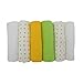 MuslinZ 6pk Premium High Quality Baby Muslin Squares Unisex Combo 100% Cotton 70x70cms