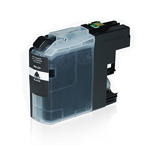 2 Tintenpatronen kompatibel zu Brother LC-221 für Brother DCP-J562DW, MFC-J480DW, MFC-J680, MFC-J880, MFC-J1100 Series – LC221BK – Schwarz je 3ml - 2