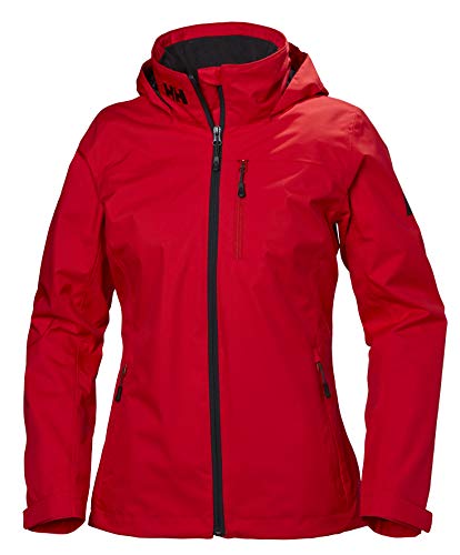 Helly Hansen Womens Hooded Crew Mid Layer Jacket Alert Red 33891