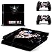 Produktbild THTB Playstation 4 + 2 Controller Aufkleber Schutzfolie Set - Resident Evil 2 /PS4