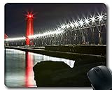 Genähte Kanten Mauspads, Leuchttürme Gaming Mouse Pad