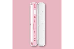 DBLWIN Portable Apple iPencil Holder Carrying Case, Apple Pencil 2nd Generation Accessories Hard-Shell Storage Box Compatible with Apple Pencil 1st/2nd Gen (Pink)