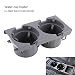 Produktbild Qiilu Auto Innenraum Konsolenbecher Dose Getränkehalter für BMW E46 318 320 325 330 1998-2006[Grau]