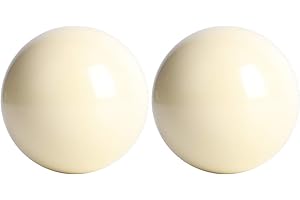 BuyWeek Palle da Biliardo, 2 Pezzi Palla da Allenamento in Resina 5,72 cm Pallina da Biliardo per Tavolo da Biliardo