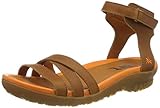 Cierre: Velcro Art 1503 Grass Cuero/Antibes, Sandalias con Correa de Tobillo para Mujer, Marrón, 38 EU