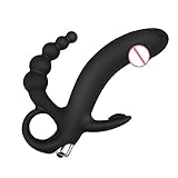 Rcool Waterproof Women G-spot Vibrator Dildo Butt Anal Vibrating Massager Portable Lightweight Plug Stimulation Anus Vagina Intimate Adult Sex Toy