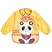 Lovely Panda Waterproof Baby Feeding Clothes Long-sleeved Baby Bibs