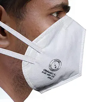 HAKAN P18-N95 SKI+ SITRA & DRDO Approved Disposable Face Mask with Breathing Valve (2 Pcs)