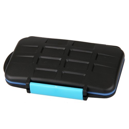 Box Safe Tasche Etui Aufbewahrungsbox Hülle für 4 CF 8 SD Karte - 5