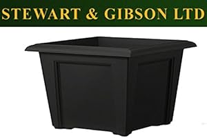 Regency hex planter BLACK