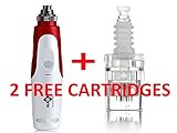 Denshine Beauty Skin Care Electric Auto Derma MICRONEEDLE Stamp Pen 0.25MM-2.0MM Adjustable 12 Needle Cartridge
