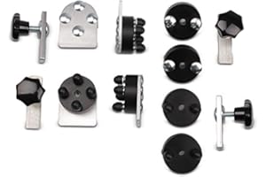 BAGTECS Kit de Fixation pour valises Aluminium à Supports latéraux de 16-18mm Paire