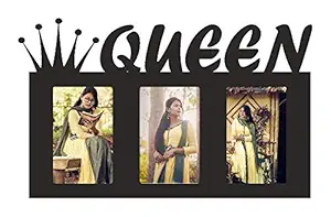 Treecase customised Photo Frames with Name, Size: 25X40 cm, Customized Photo Frames Queen Theme