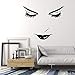Produktbild Augen Und Lippen Vinyl Wandtattoo Schöne Frau Gesicht Mädchen Lippen Wimpern Make-Up Aufkleber Abnehmbare Kunstwand Für Kinderzimmer 42x49c