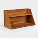 Produktbild Pointth 2 Layer Vintage Chic Holz Wand Shelf Kosmetik Display Aufbewahrungsbox Organizer Wohnzimmer Balkon Wand Dekorationen Wand hängen