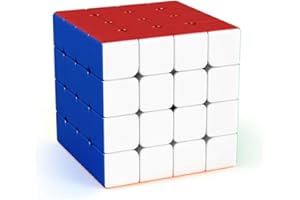 XMDCuber Moyu MeiLong 4M Speed Cube Stickerless Magnetic 4x4, Meilong M 4x4x4 Magnetic Magic Cube 59mm
