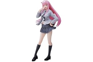 Anjinguang Anime DARLING In The FRANXX Zero Two Action Figure Ornaments,19cm 02 Character Collectible Figurine Desktop Model Statue Gifts