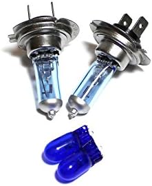 2x H7 501 Front Low/Side Light Bulbs - 55w Tint Xenon HID Headlight Upgrade Kit