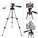 Produktbild Leichtes Fotostativ,Reise Stativ,Tripod Stativ,Dreibein Stativ,10,5 "-23" Aluminium Kamerastativ mit Universal Smartphones Halter für iPhone Samsung Canon Nikon Sony DSLR DV by Etercycle