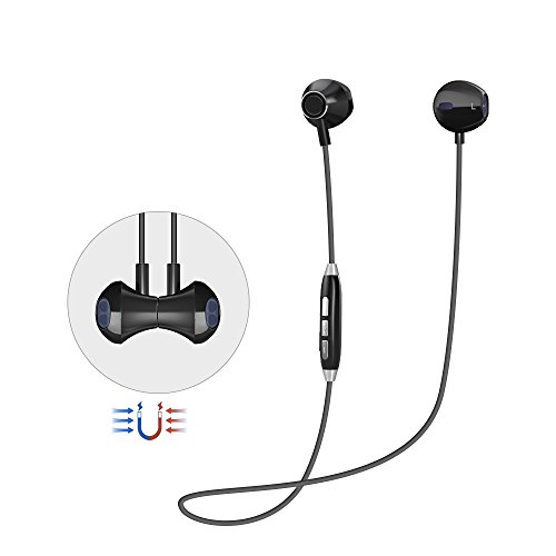 Bluetooth KopfhÃ¶rer 4.1 In Ear KopfhÃ¶rer magnetische Headset Wireless Sport Headset KopfhÃ¶rer mit intelligente Sprachaufforderung und Multipoint Magnet/Mic fÃ¼r iOS iPhone Smartphone 8 8 Plus X Android (GL06)