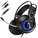 Produktbild Mpow EG3 Pro Gaming Headset für PC, PS4, Xbox One,Größer 50MM Treiber Tiefer Bass, Over Ear Headset mit Noise Cancelling-Mikrofon,LED Gaming Kopfhörer für Computer, Playstation 4, Xbox, Nintendo