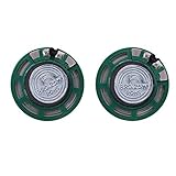 amplificador 8 ohmios altavoces 6 ohmios Tipo: Magnético Externo Semoic 2 Piezas 1/4W 0.25W 8Ohm 27mm Altavoz de Imán Externo Redondo, Amplificador de Sonido, Accesorios para Altavoz