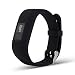 Produktbild Interesting® Ersatz Silikon Armband Band Armband Armband für GARMIN VIVOFIT 3 - schwarz