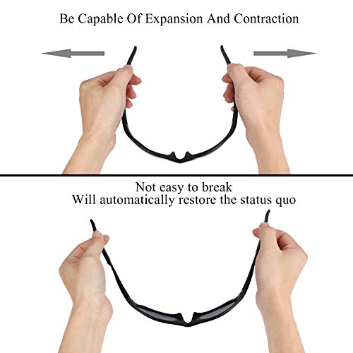 Sportbrille Vikeepro Sport Sonnenbrille Fahrradbrille UV400 TR90 für Damen und Herren Fahrradfahren Wintersport Radtouren Autofahren Wandern Angeln Golf - 5