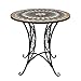Produktbild Wohaga® Mosaik Gartentisch rund Ø70cm Mosaiktisch Beistelltisch Bistrotisch Balkontisch