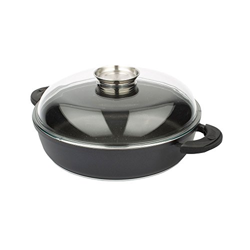 spécifications Sautoir pierre + couvercle bombé Qualité Pro 32 cm - Laguiole