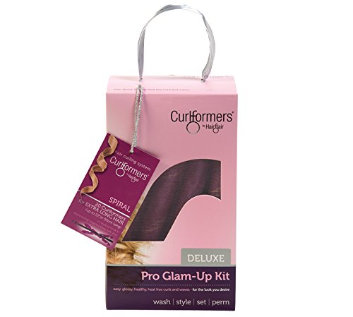 Kit Curlformers Glam-Up Deluxe - 20 bigoudis/1 crochet - boucles spirales - cheveux très longs 22