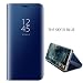 Produktbild Huawei Mate 10 Pro/Huawei Mate 10 Porsche Spiegel-Design Case Cover Überzug Spiegel Horizontale Flip Leder Tasche mit Schlaf/Wake-up-Funktion für Huawei Mate 10 Pro/Huawei Mate 10 Porsche (Blau)