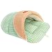 Produktbild Haustier Nest, 12shage Weich Hunde Haus Katzenhöhle Hundebett Matte Haustier Schlafsack (M, Minzgrün)
