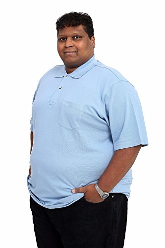 Tall Plain Pocket Polo Shirt Plus 