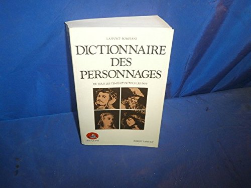 couverture de : DICTIONNAIRE DES PERSONNAGES