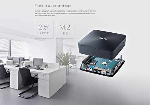 Asus Mini-PC UN45H-DM042Z avec Processeur Intel Core Celeron N3150, 2Go RAM, SSD 2,5’’32G, Intel HD Graphics, Windows 10 Home - 8