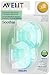 Philips 2 Pack AVENT Soothie Pacifier, Green, 3 Months and above (3M+)