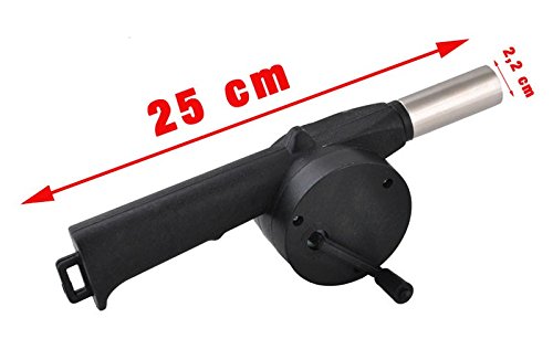 Grillföhn Grillgebläse Grillanzünder Handgebläse Grillventilator Blasebalg Neu #1066 - 6